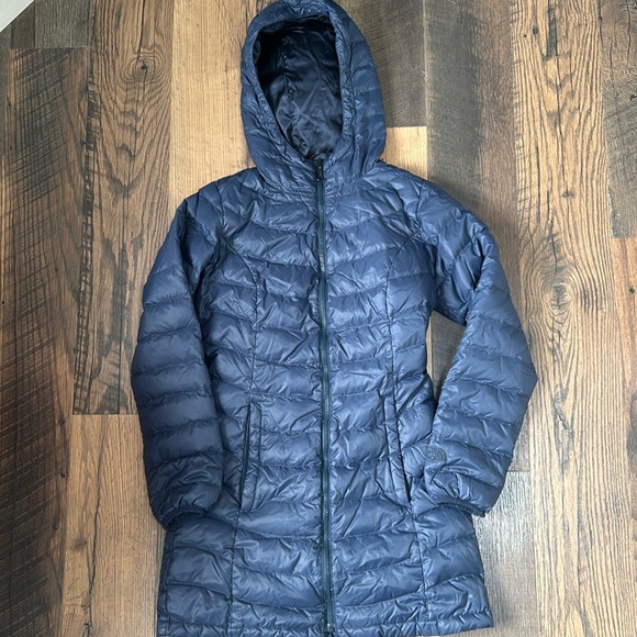 North Face midi puffer coat w/down insulation - Picture 1 of 9